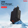 P3GS30EU Series 30W EU 1 USB-A and 2 Type-C PD Power Charger