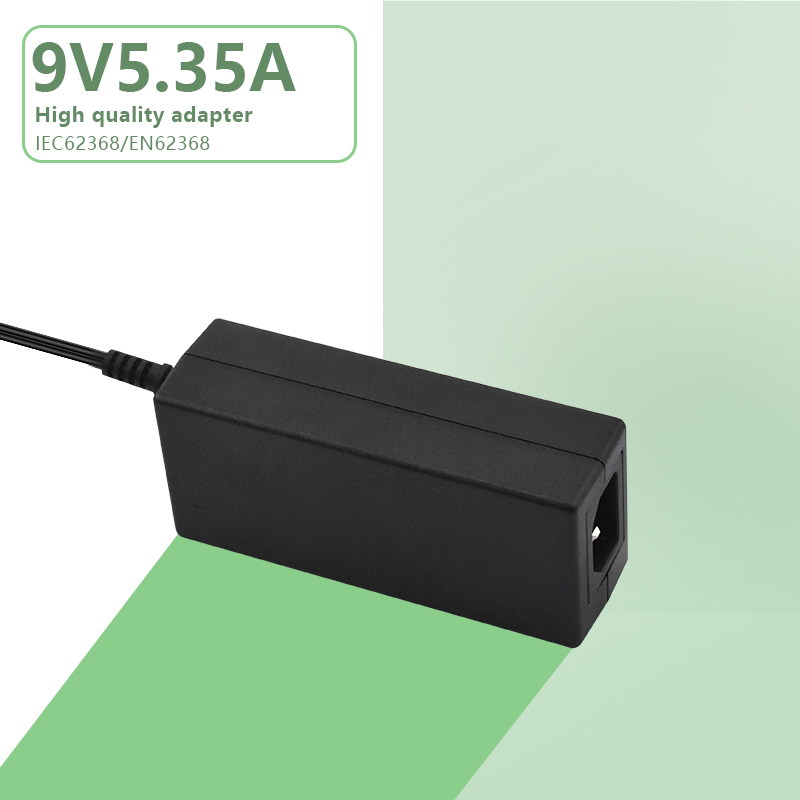 48W C14 9V 5.35A Desktop ITE&AV AC-DC Power Adapter Supply 