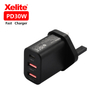 P3GS30UK Series 30W UK 2 USB-A and 1 Type-C PD Power Charger