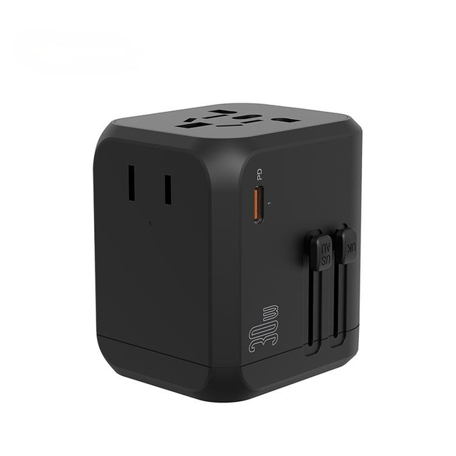 30W 3A+1C Multifunctional Travel Adapter