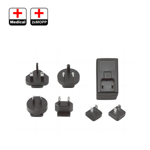 24W Interchangeable Medical AC-DC Power Supply 